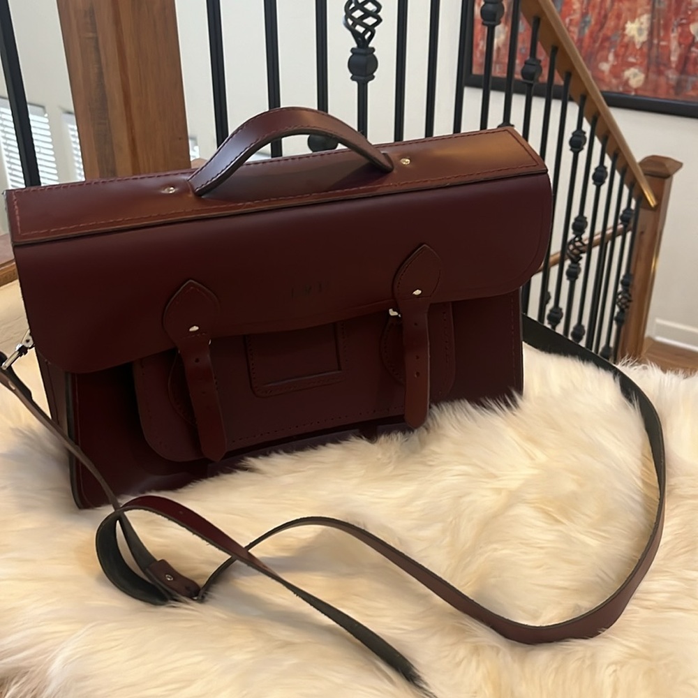 Vintage monogram satchel